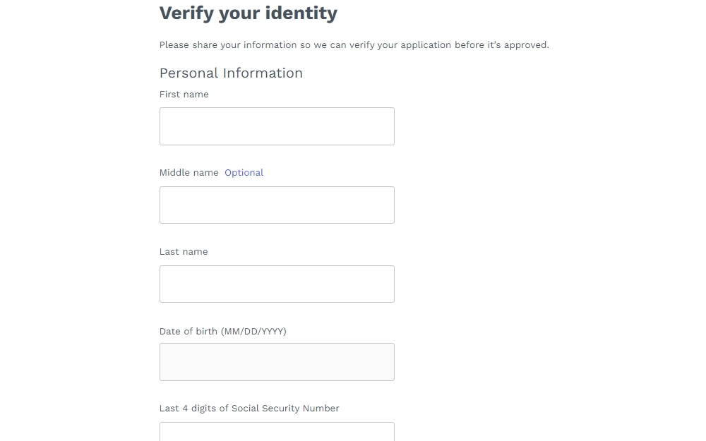 A screenshot of the online order form for birth certificates from the Texas Department of State Health Services displays the second step where personal information is asked, including the name, birthdate, and last four digits of the social security number.